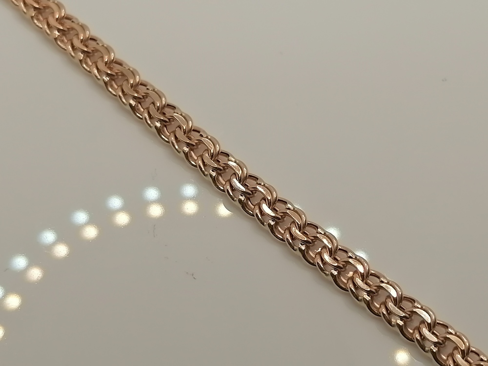 10090380121 БРАСЛЕТ ПУСТОТЕЛЫЙ Бисмарк (Au 585)