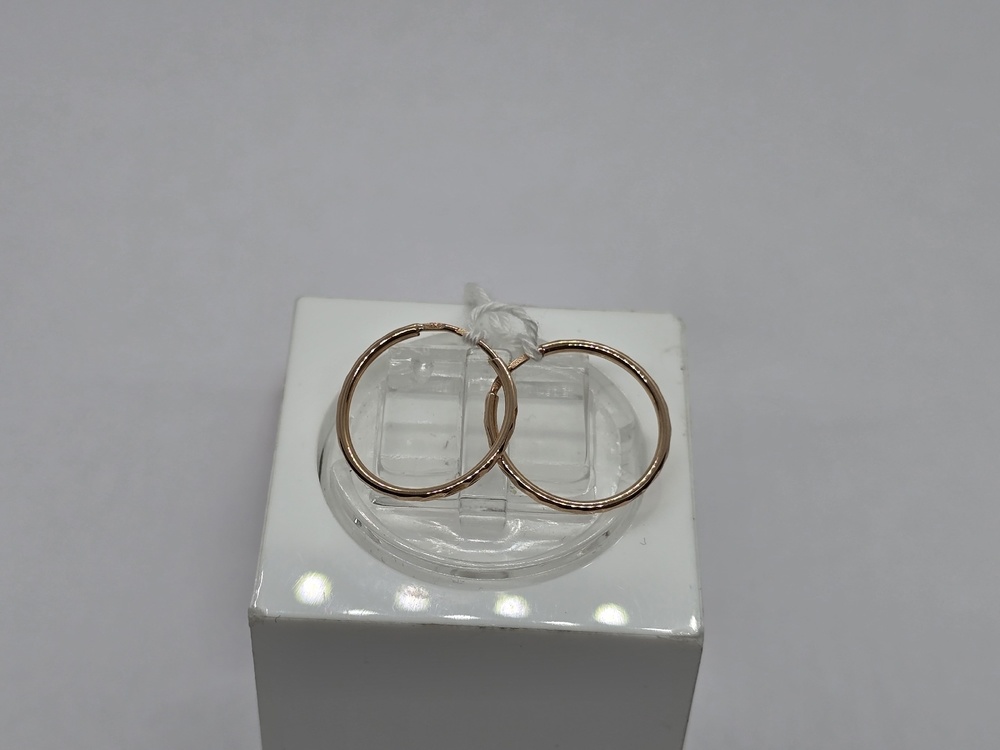 СКОН585 СЕРЬГИ КОНГО (Au 585)