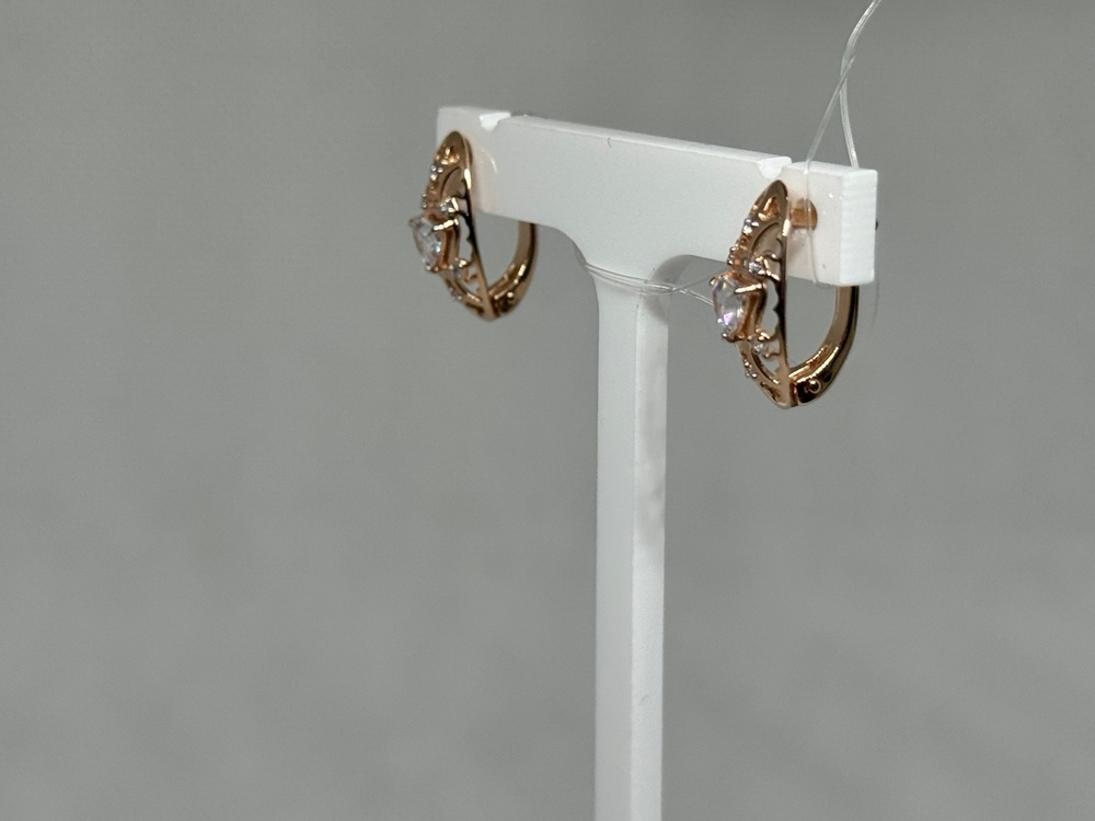 СЕРЬГИ С КАМНЯМИ (Au 585)