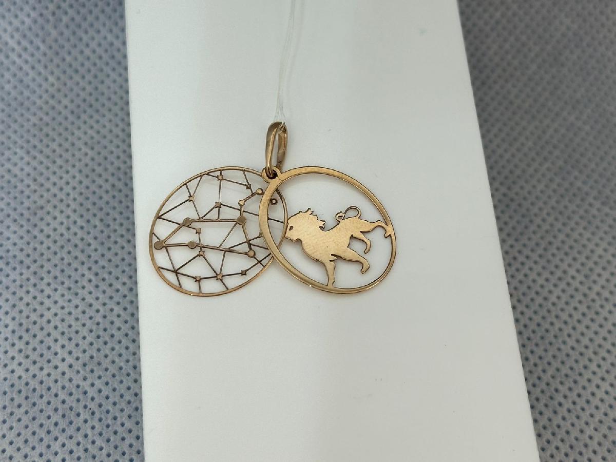 ПОДВЕСКА ЗНАК ЗОДИАКА без камня (Au 585)