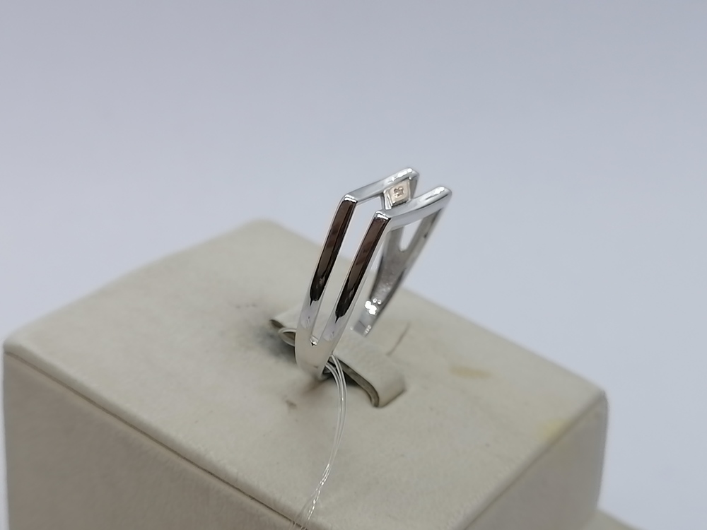 КОЛЬЦО БРИЛЛИАНТ (Ag 925)