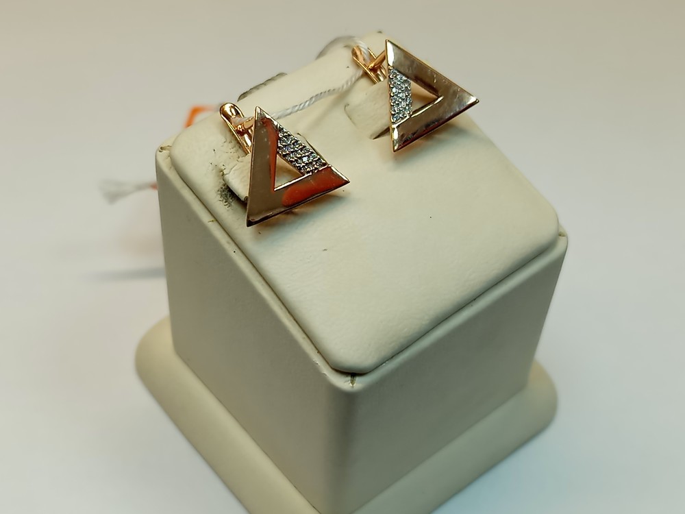 СЕРЬГИ С КАМНЯМИ (Au 585)