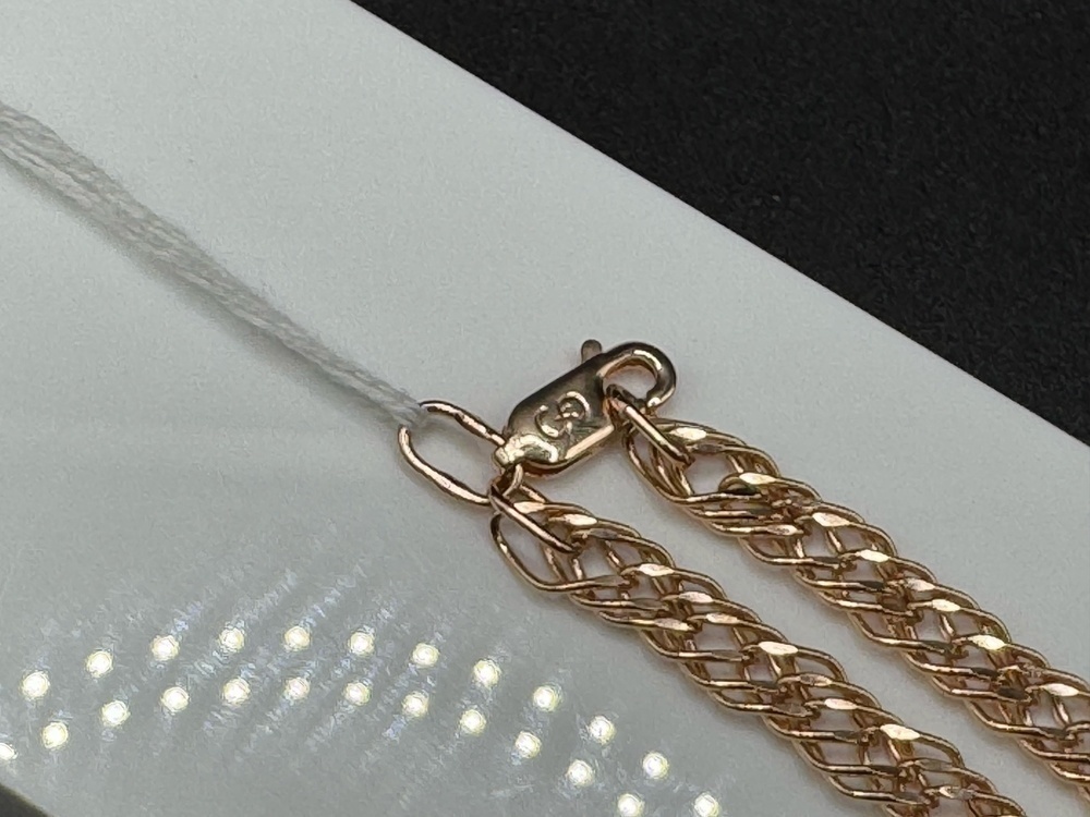 ЦПР3585 ЦЕПЬ ПУСТОТЕЛАЯ Ромб тройной (Au 585)