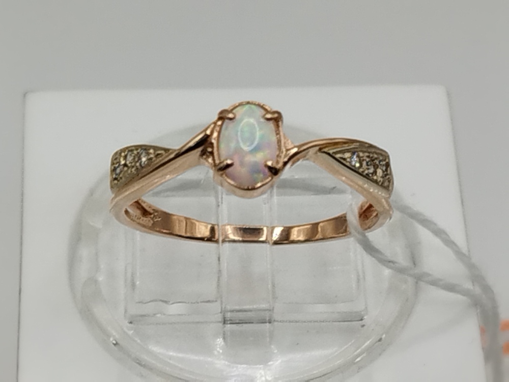 КОЛКМИ585 КОЛЬЦО С КАМНЯМИ (Au 585)