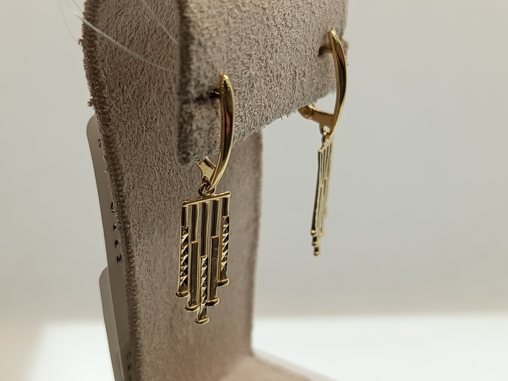 СЕРЬГИ БЕЗ КАМНЯ (Au 585)