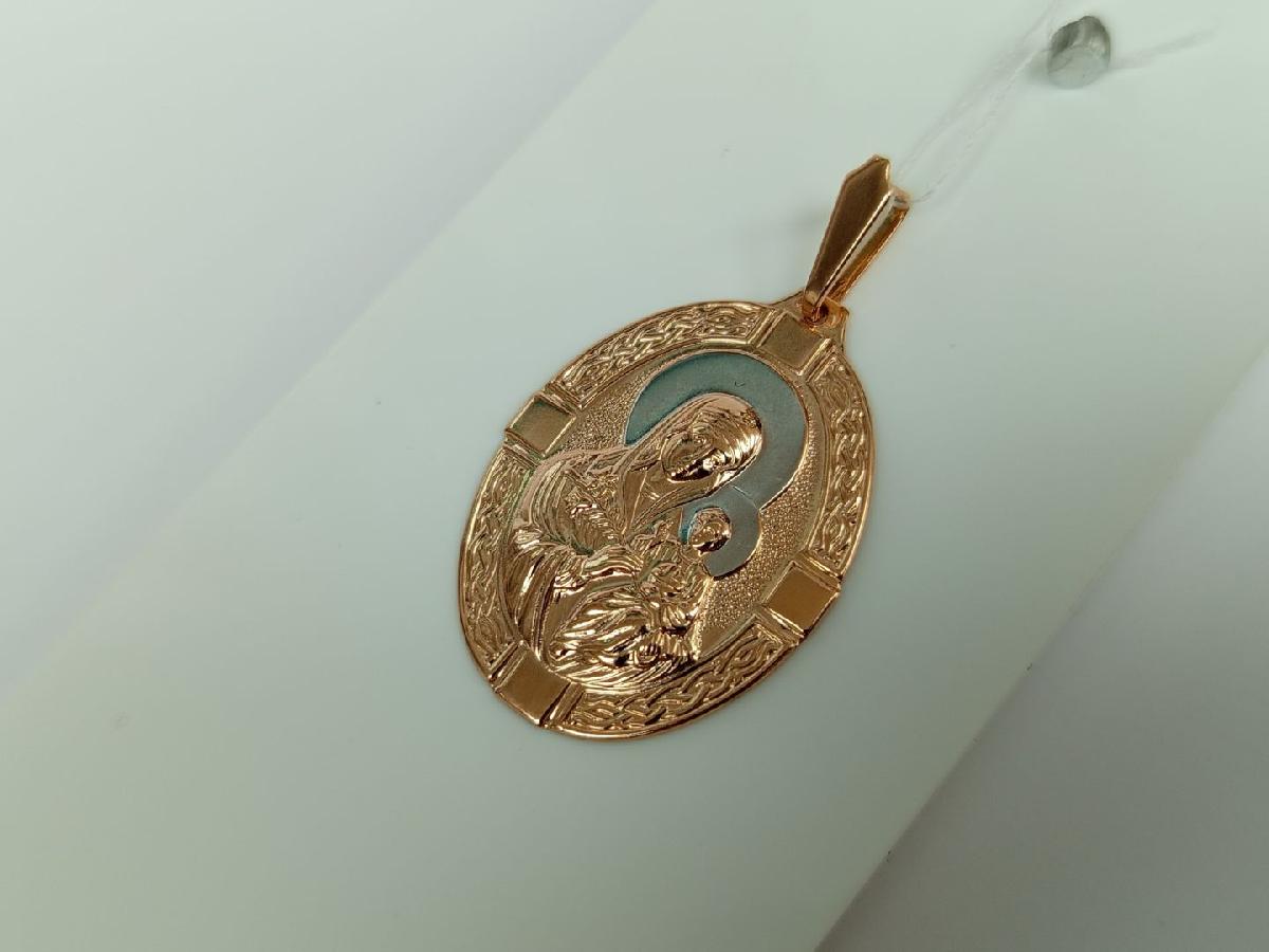 ПОДИБК585 ПОДВЕСКА ИКОНА БЕЗ КАМНЯ (Au 585)