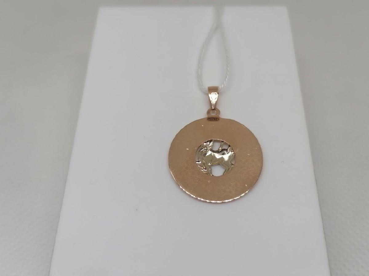 ПОДВЕСКА ЗНАК ЗОДИАКА КОЗЕРОГ Au 585