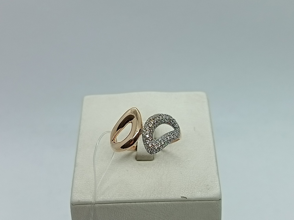 КОЛЬЦО С КАМНЯМИ (Au 585)