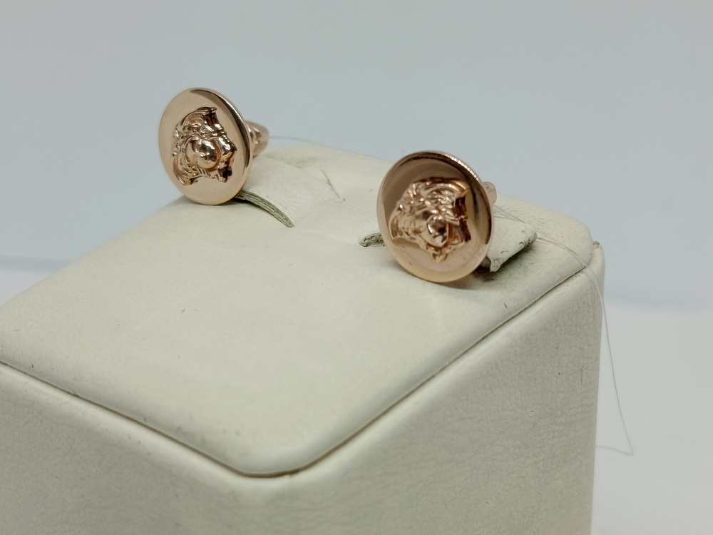 0505588 СЕРЬГИ ПУСЕТЫ без камня (Au 585)