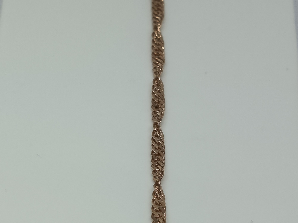 БРАСЛЕТ ПУСТОТЕЛЫЙ Сингапур Au 585