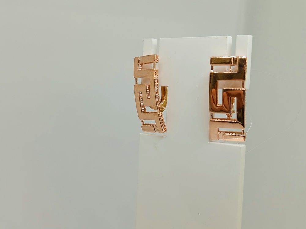 СЕРЬГИ БЕЗ КАМНЯ (Au 585)