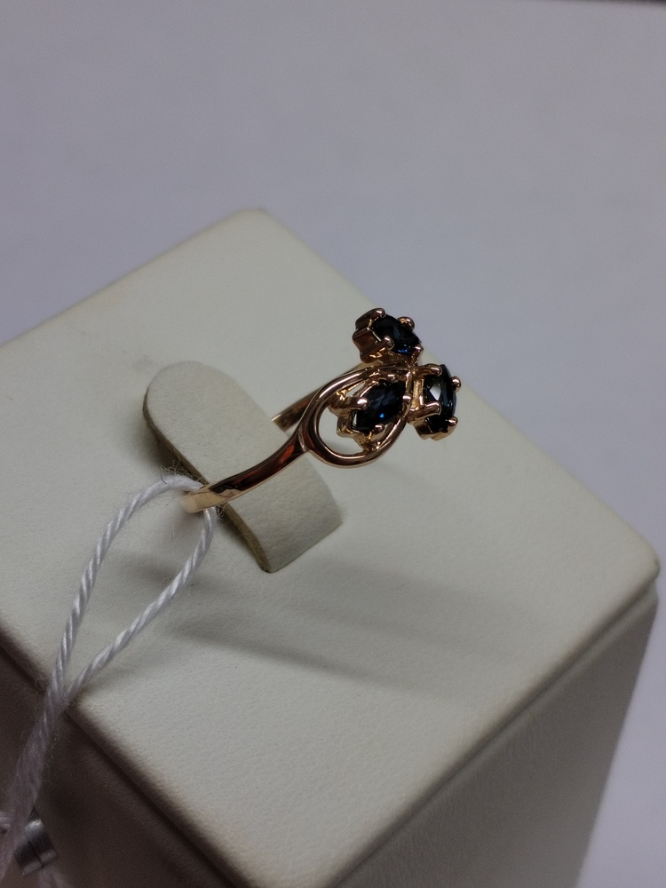 КОЛКМИ585 КОЛЬЦО С КАМНЯМИ (Au 585)