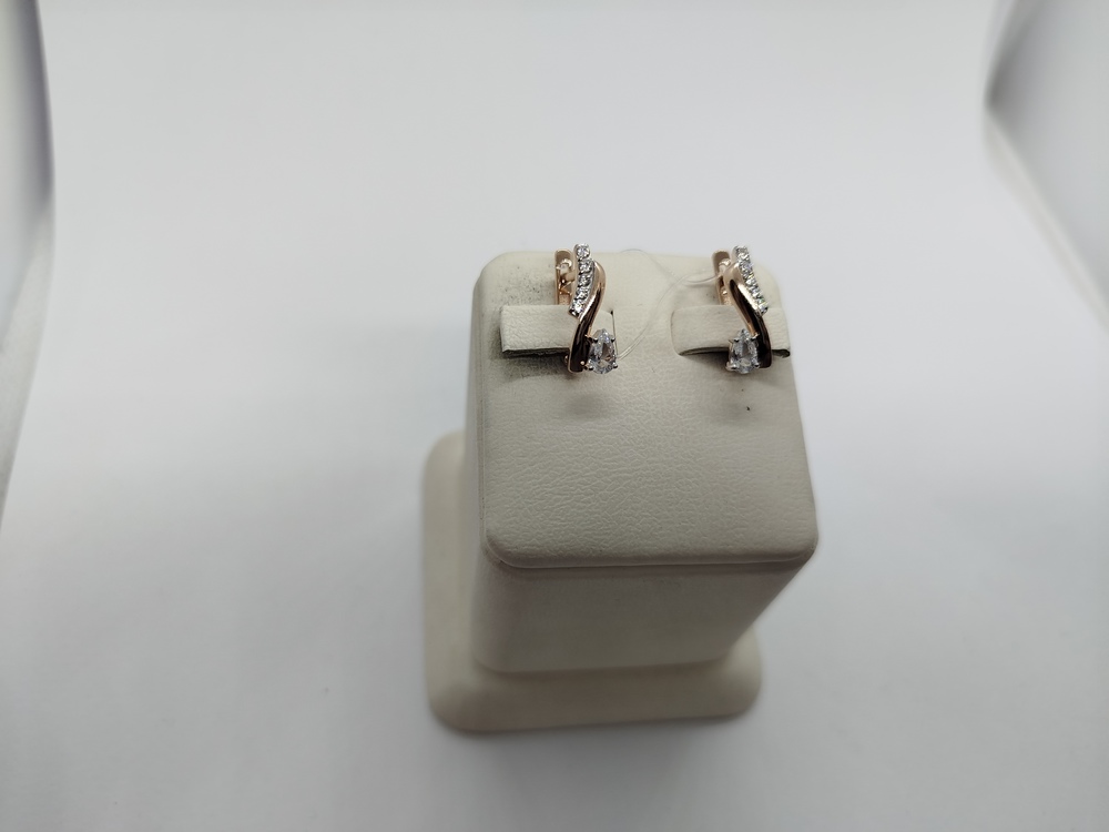 СЕРЬГИ С КАМНЯМИ (Au 585)