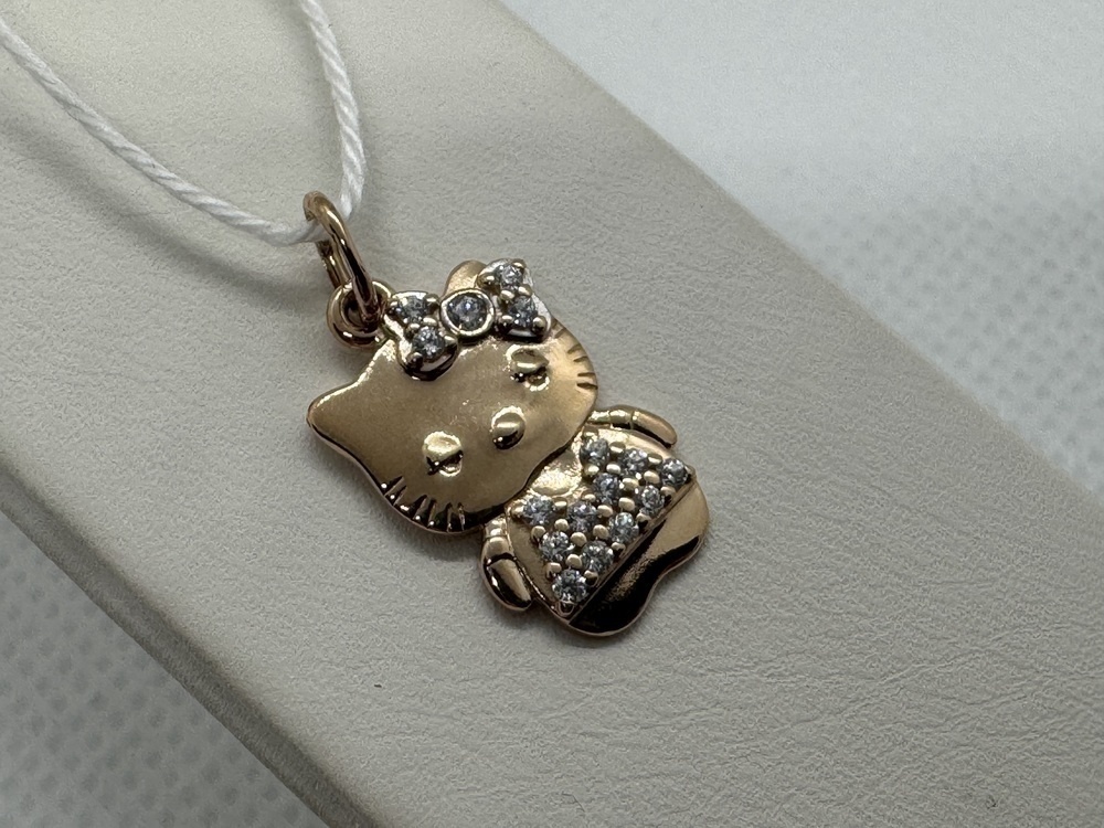 ПОДВЕСКА С КАМНЯМИ (Au 585)