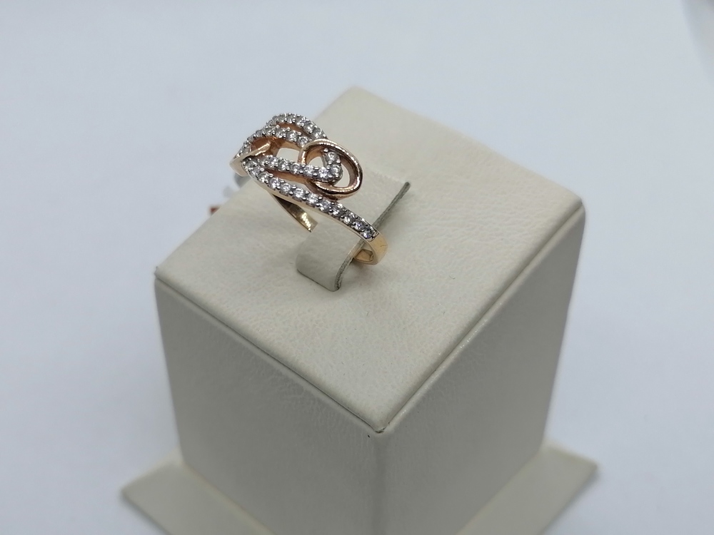 КОЛКМИ585 КОЛЬЦО С КАМНЯМИ (Au 585)