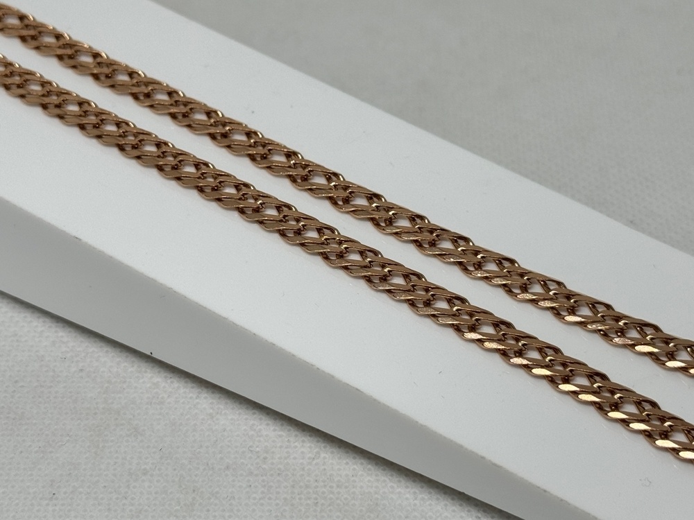 ЦЛР2585 ЦЕПЬ ПОЛНОВЕСНАЯ Ромб двойной (Au 585)