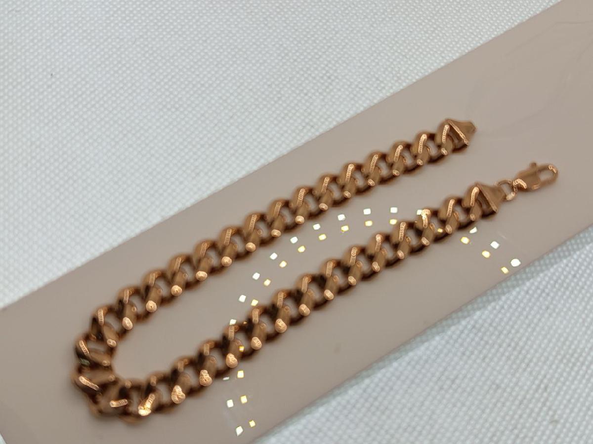 БРАСЛЕТ ПУСТОТЕЛЫЙ Панцирное (Au 585)