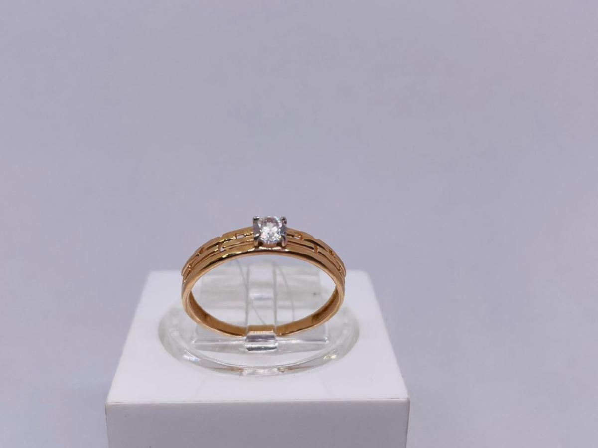 КОЛЬЦО С КАМНЕМ (Au 585)