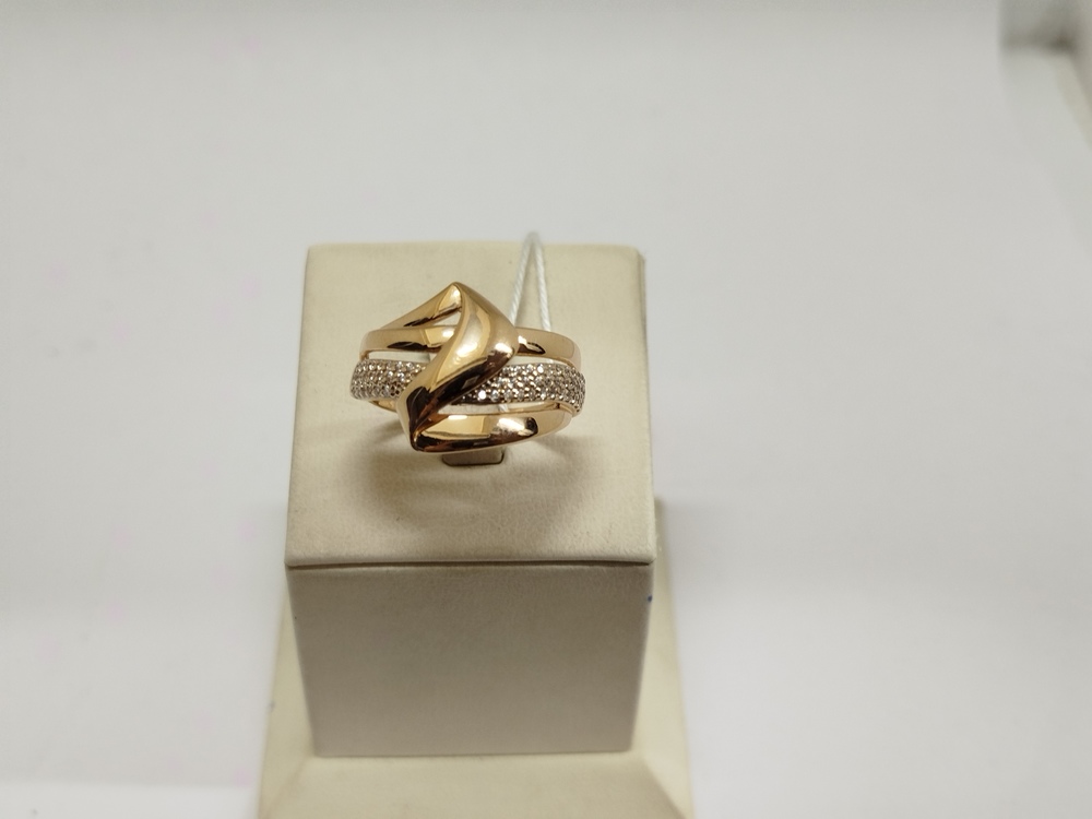 КОЛКМИ585 КОЛЬЦО С КАМНЯМИ (Au 585)