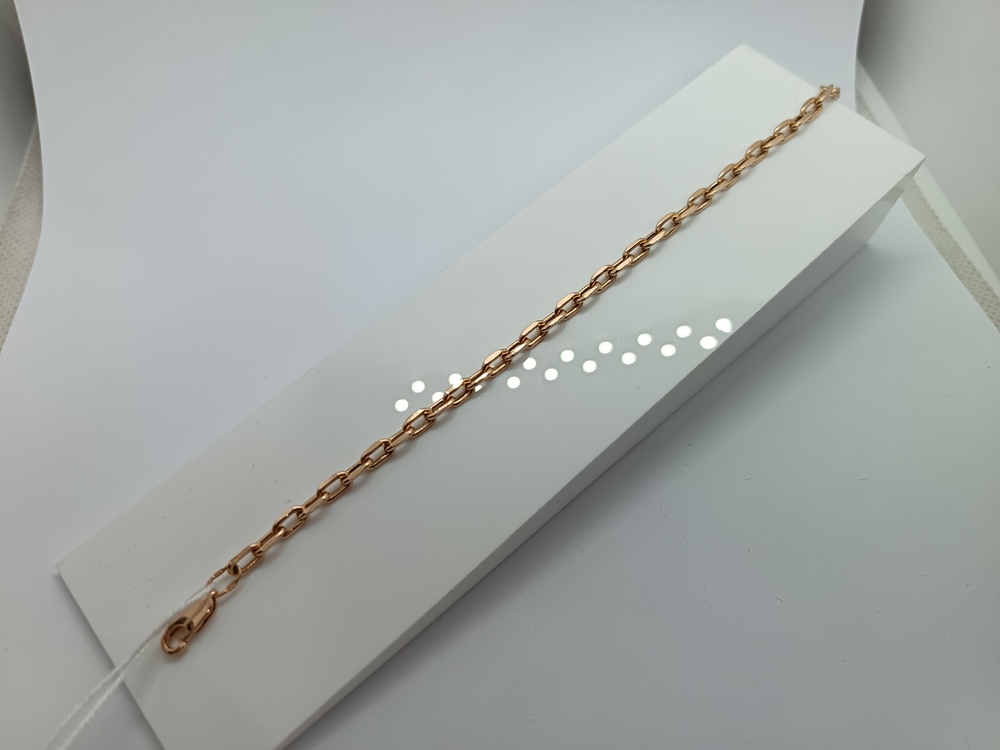 БРАСЛЕТ ПУСТОТЕЛЫЙ Якорное Au 585