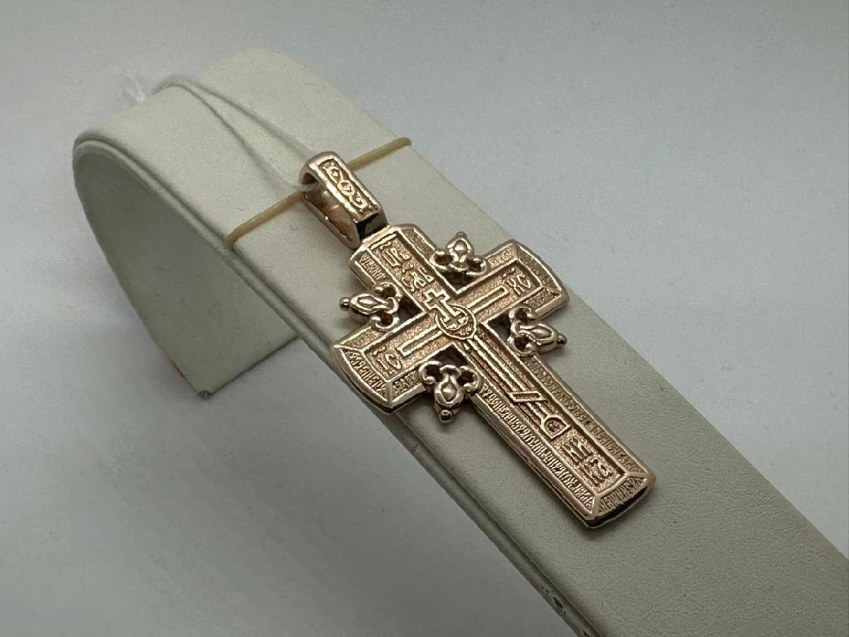 ПОДКБК585 ПОДВЕСКА КРЕСТ БЕЗ КАМНЯ (Au 585) ПОДКБК585 ПОДВЕСКА КРЕСТ БЕЗ КАМНЯ (Au 585)