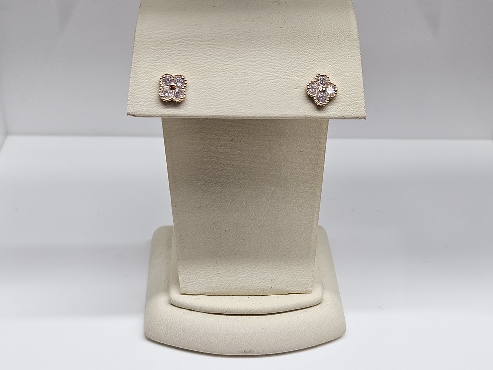 СЕРЬГИ ПУСЕТЫ с камнями (Au 585)