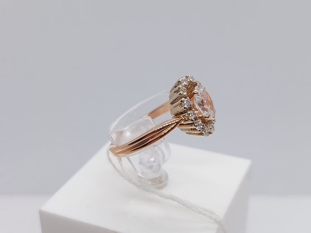 КОЛЬЦО С КАМНЯМИ (Au 585)