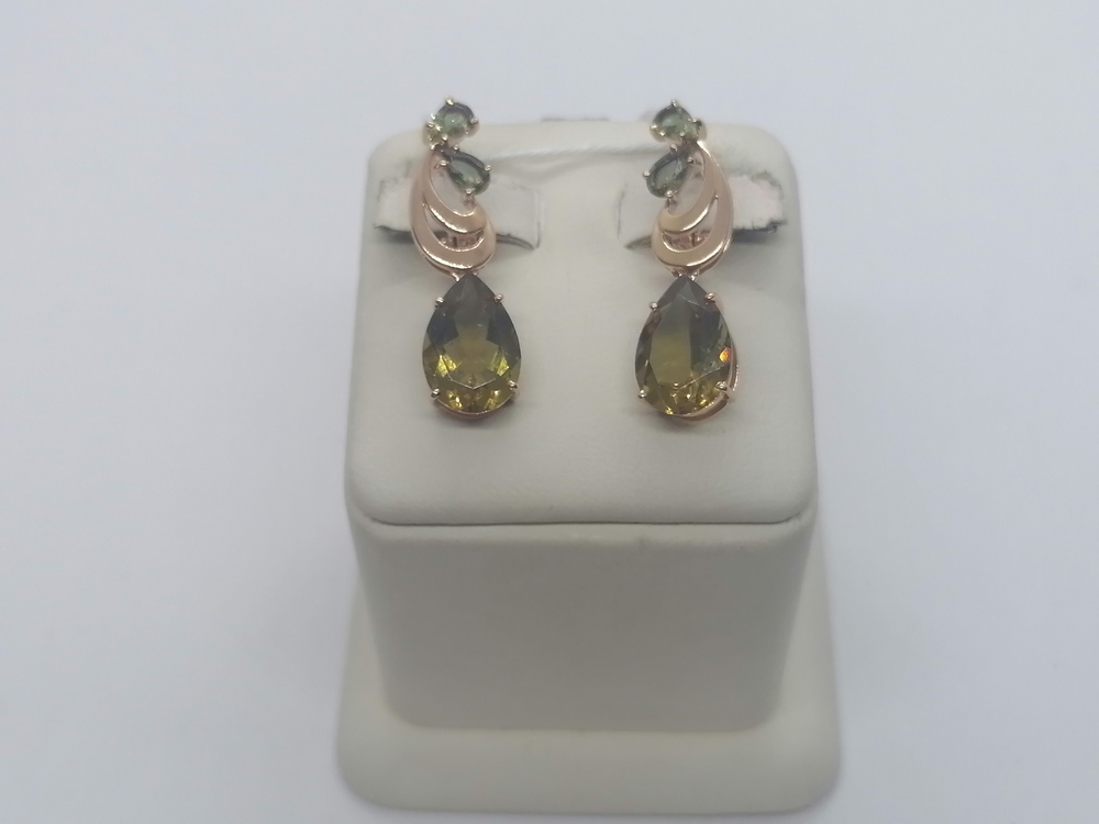 СКМИ585 СЕРЬГИ С КАМНЯМИ (Au 585) СКМИ585 СЕРЬГИ С КАМНЯМИ (Au 585)