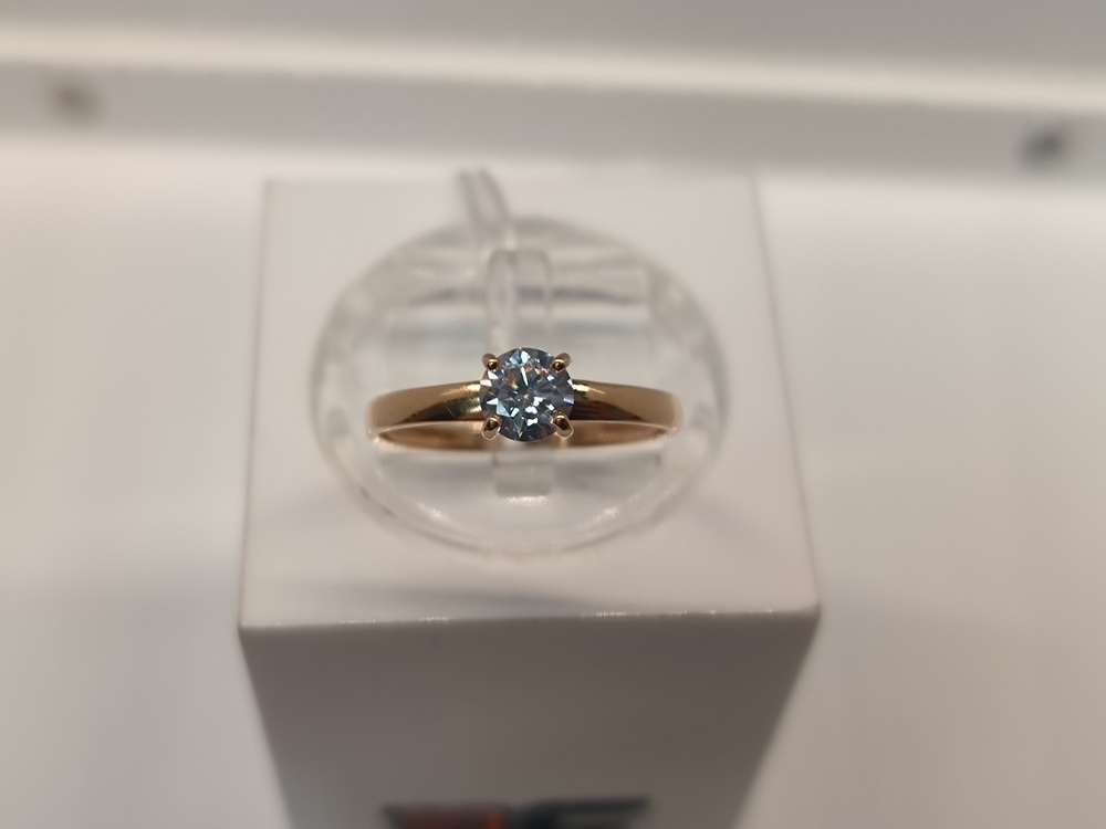 КОЛКМ585 КОЛЬЦО С КАМНЕМ (Au 585)