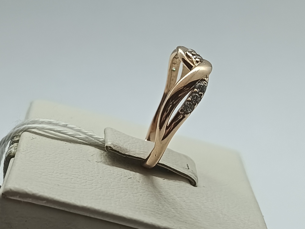 КОЛКМИ585 КОЛЬЦО С КАМНЯМИ (Au 585)