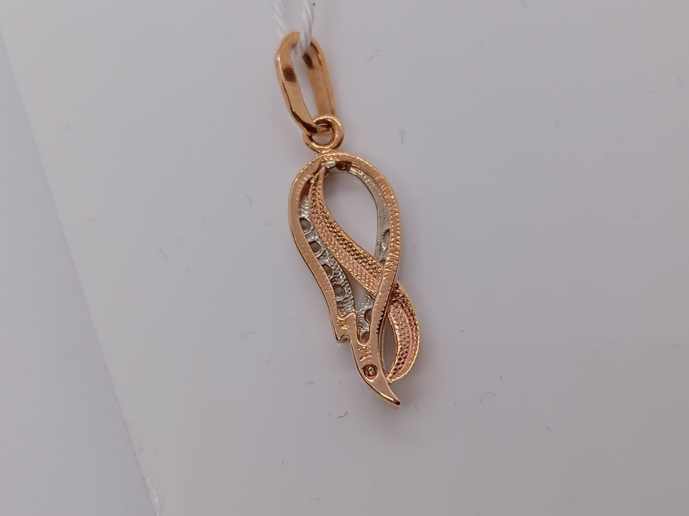 ПОДКМИ585 ПОДВЕСКА С КАМНЯМИ (Au 585)