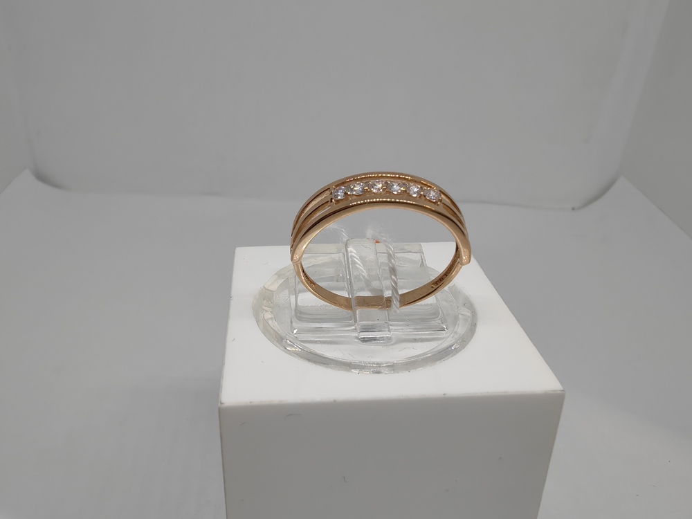 КОЛКМИ585 КОЛЬЦО С КАМНЯМИ (Au 585)