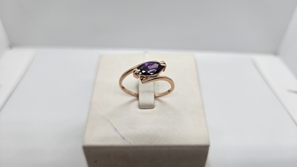 КОЛКМ585 КОЛЬЦО С КАМНЕМ (Au 585)