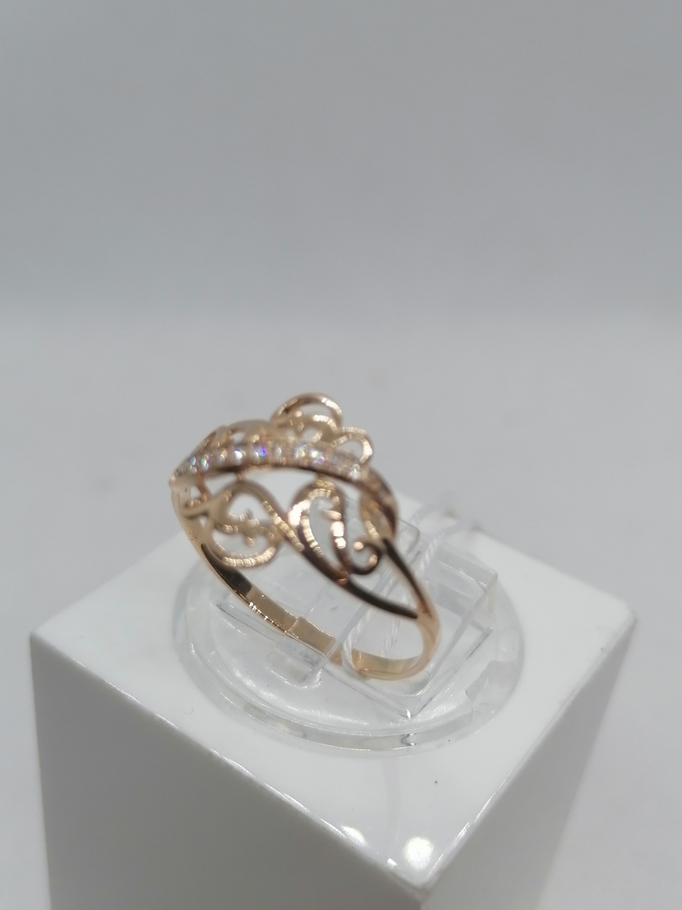 КОЛКМИ585 КОЛЬЦО С КАМНЯМИ (Au 585)