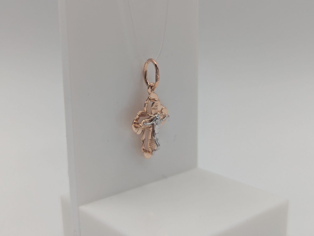 ПОДВЕСКА КРЕСТ без камня (Au 585)