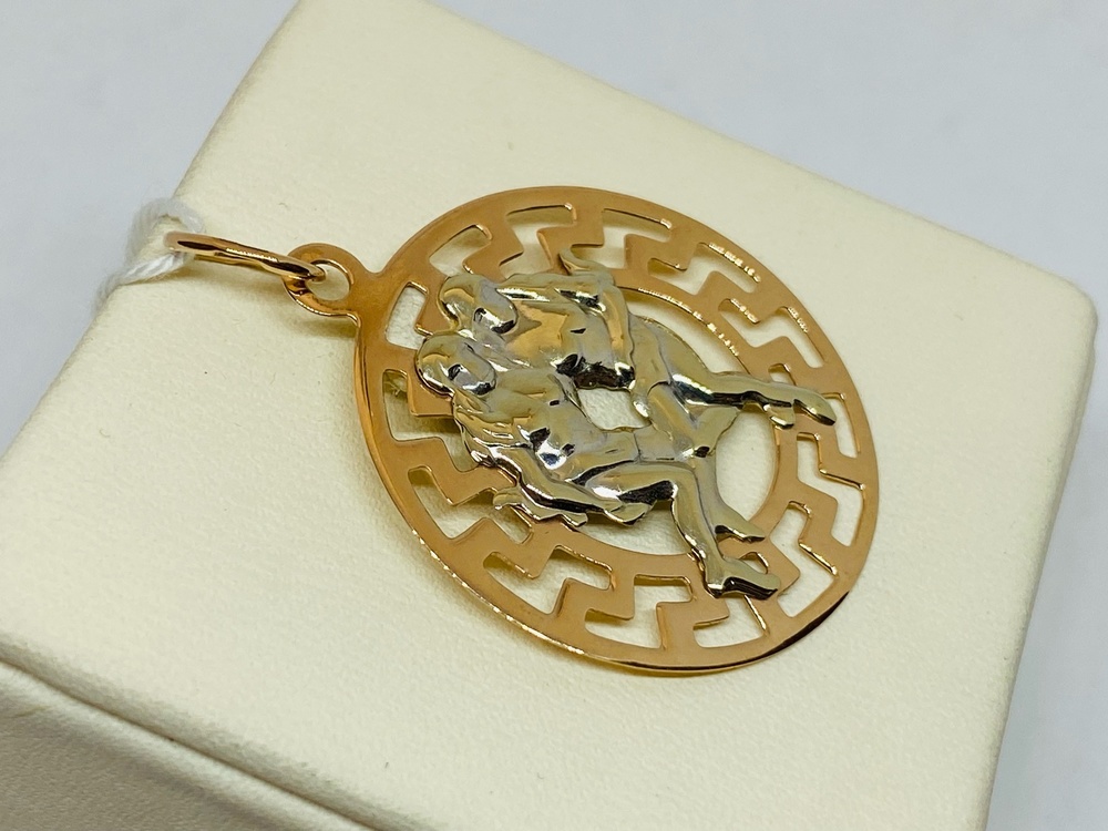 ПОДВЕСКА ЗНАК ЗОДИАКА БЛИЗНЕЦЫ Au 585