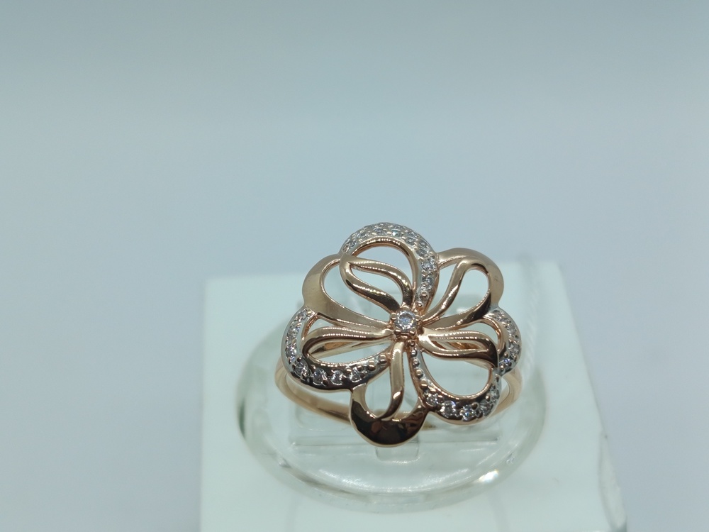 КОЛКМИ585 КОЛЬЦО С КАМНЯМИ (Au 585)