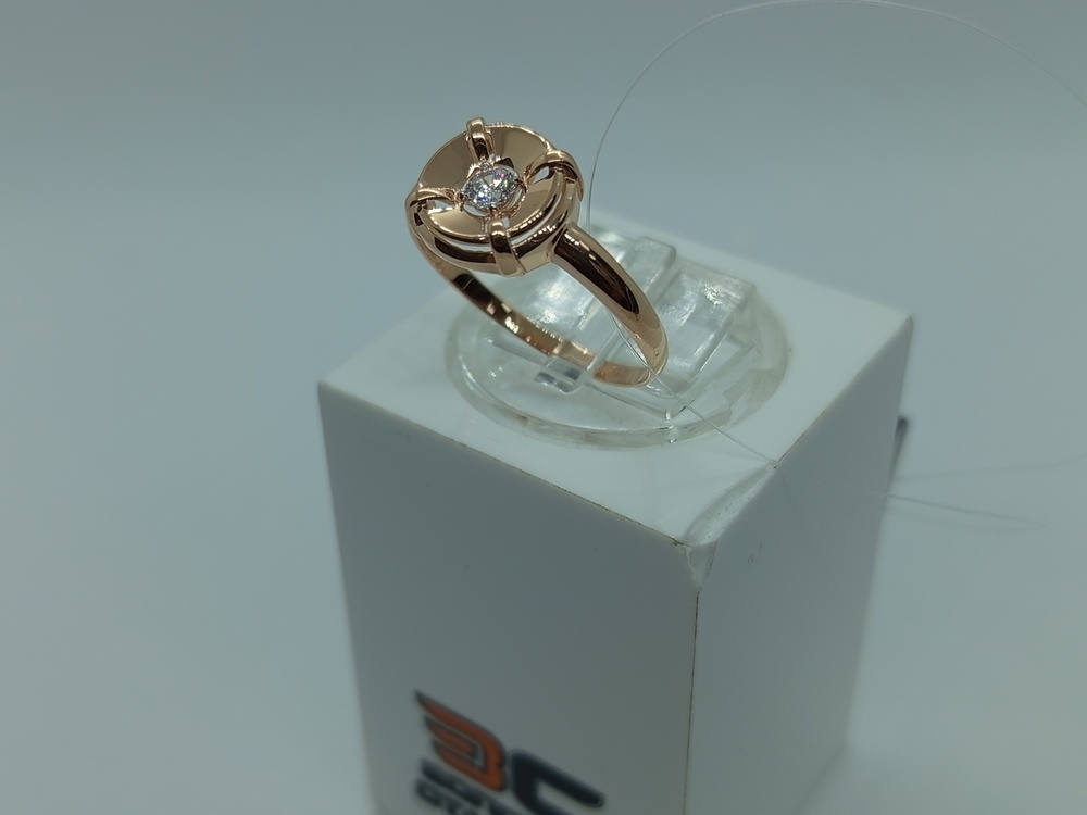 КОЛЬЦО С КАМНЕМ (Au 585)