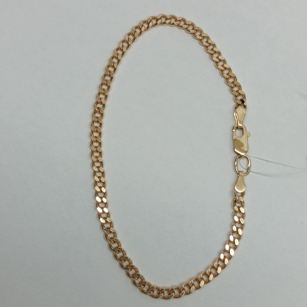 БРАСЛЕТ ПУСТОТЕЛЫЙ Панцирное (Au 585)