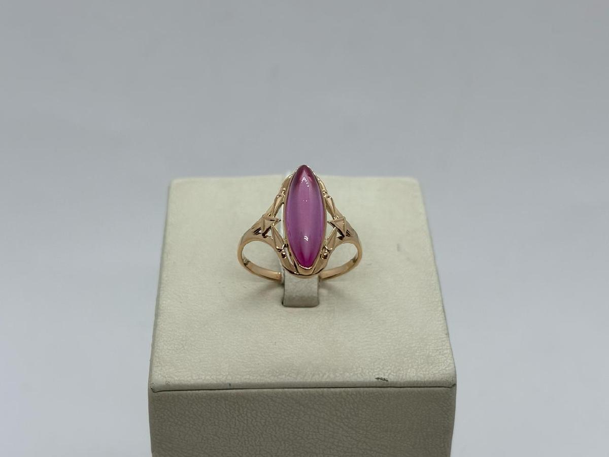 КОЛЬЦО С КАМНЕМ (Au 585)