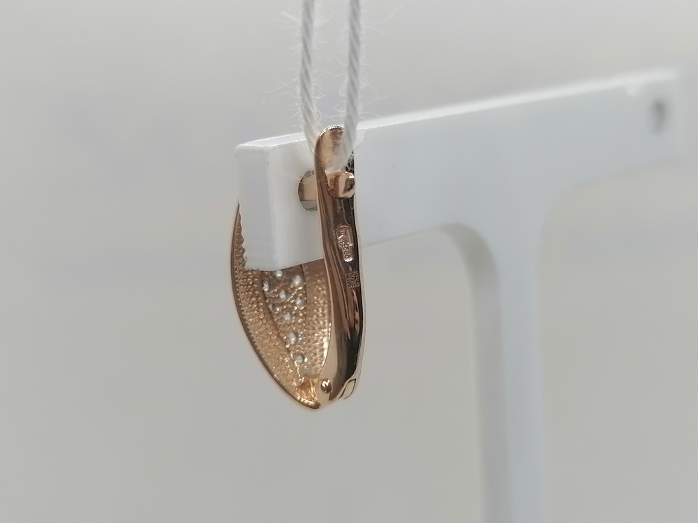 СКМИ585 СЕРЬГИ С КАМНЯМИ (Au 585)