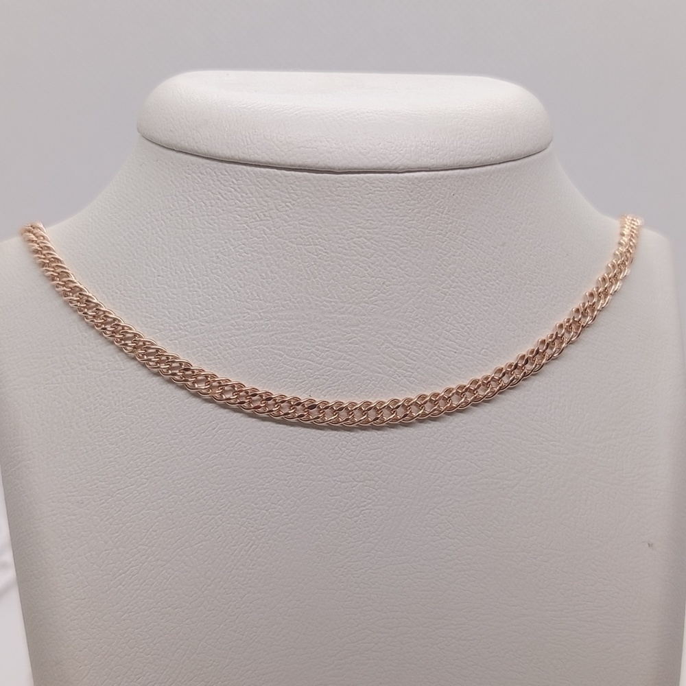 НЦ 12-076ПГ ЦЕПЬ ПУСТОТЕЛАЯ Ромб двойной (Au 585)