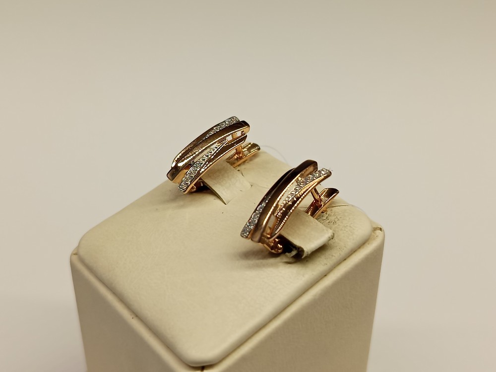 СЕРЬГИ С КАМНЯМИ (Au 585)