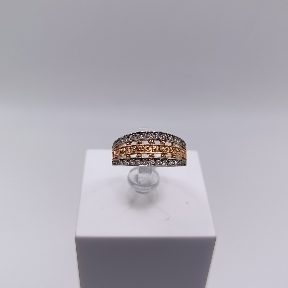 КОЛКМИ585 КОЛЬЦО С КАМНЯМИ (Au 585)