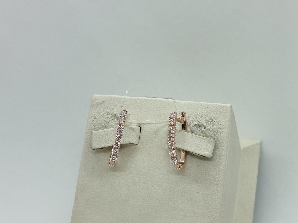 СЕРЬГИ С КАМНЯМИ (Au 585)