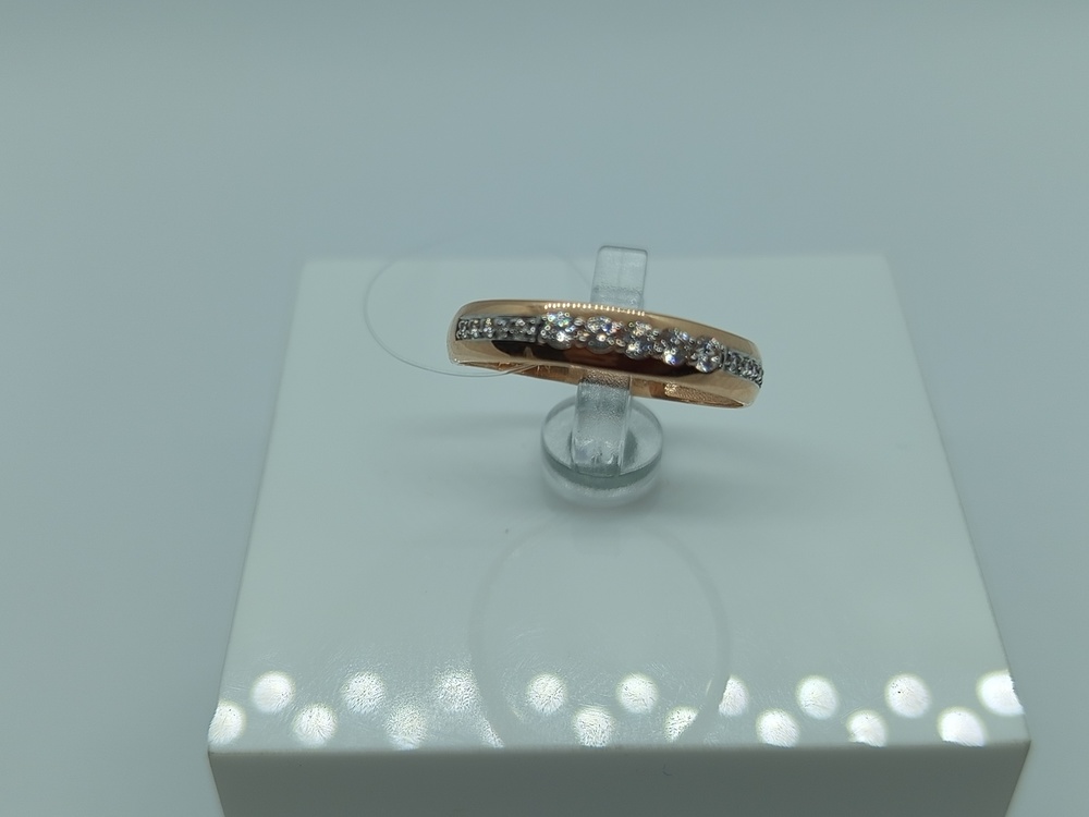 КОЛЬЦО С КАМНЯМИ (Au 585)