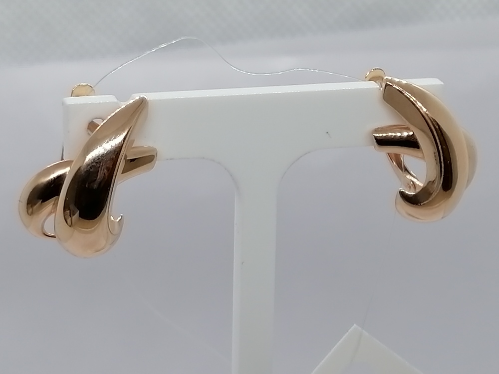 СЕРЬГИ БЕЗ КАМНЯ (Au 585)