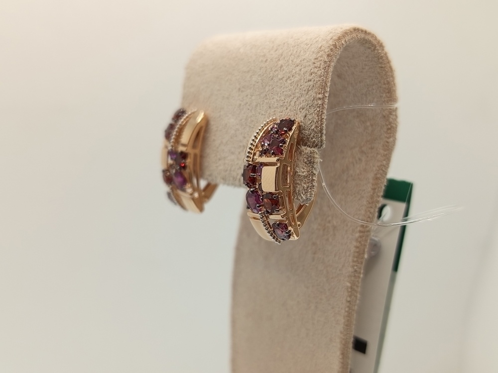 СЕРЬГИ С КАМНЯМИ (Au 585)