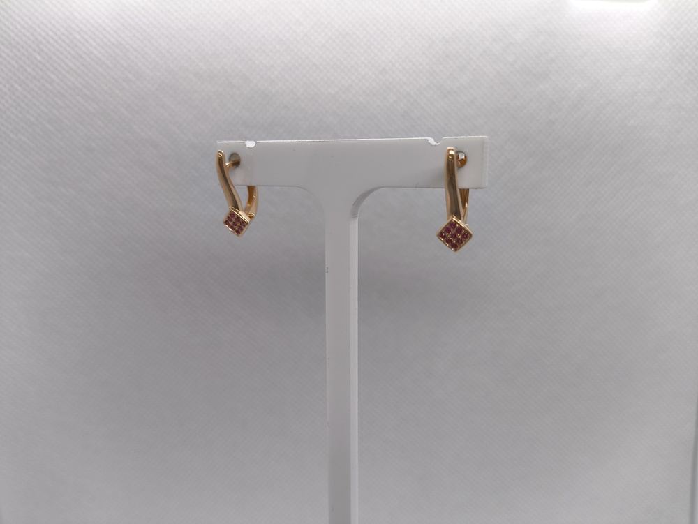 СЕРЬГИ С КАМНЯМИ (Au 585)