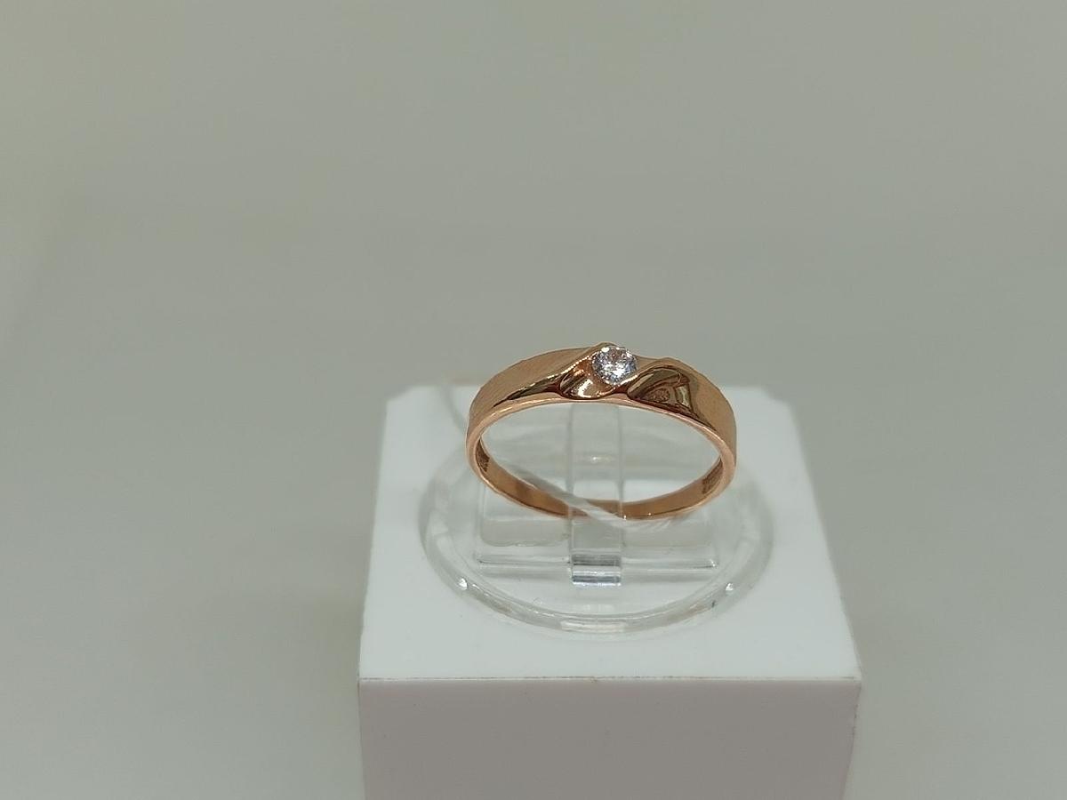 КОЛКМ585 КОЛЬЦО С КАМНЕМ (Au 585)